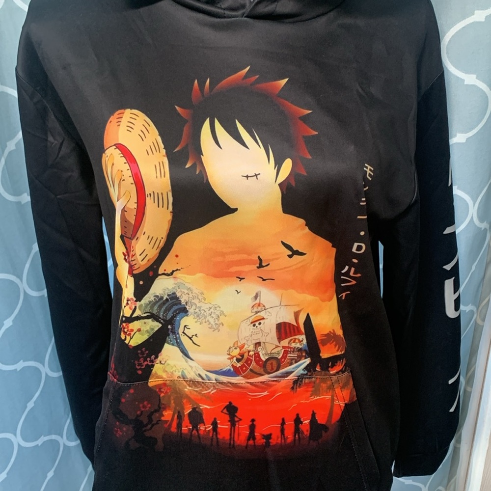 Luffy anime hoodie